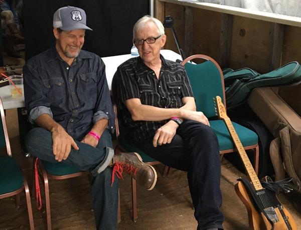 With Bill Kirchen, Taos, 2017